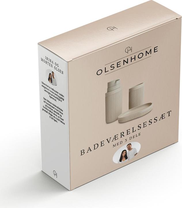 Image du produit Olsen Home Ensemble de salle de bain, 3 pièces - Light Warm Gray