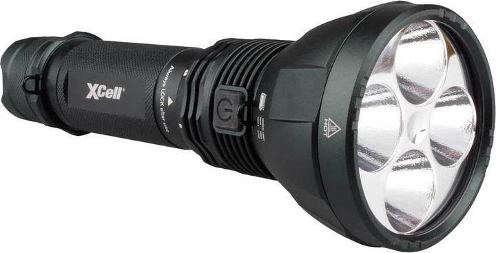 XCell Hückmann L11600 Hochleistungstaschenlampe bis 11.600lm inkl. Akku & Koffer (27.30 cm, 11600 lm)