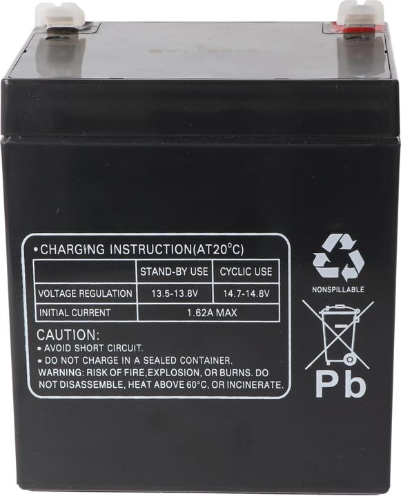 Actual product image Multipower MP5.4-12B 12V 5,4Ah 6,3mm Faston Bleiakku AGM Blei Gel Akku (12 V, 5.40 Ah)