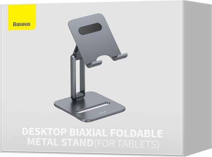Actual product image Baseus Desktop Biaxial Foldable Metal Stand (for Tablets) Grey