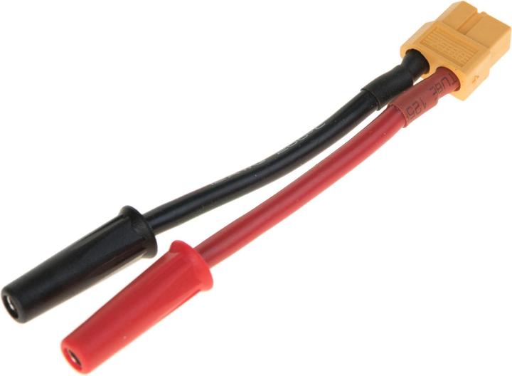 Actual product image Muldental Adapter cable XT60 socket to 4mm socket