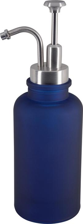 Produktbild spirella Seifenspender Yoko 0.3 l, Dunkelblau, Glas