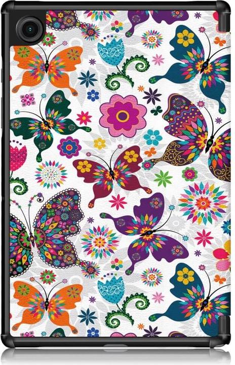 Actual product image Cover-Discount Galaxy Tab A7 Lite - Tri-fold Smart Case Butterflies (Galaxy Tab A7 Lite)