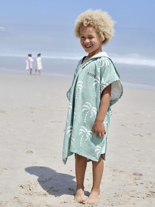Immagine prodotto Vertbaudet Poncho da bagno per bambini in cotone riciclato, personalizzabile (104)