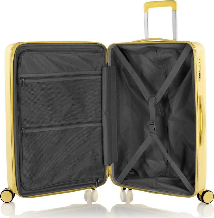Immagine prodotto Heys Set di valigie a 4 ruote pastello 3 pezzi con piega elastica (219 l, XL (da 115l))