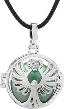 Bell MUMMY - WomenÂ's necklace green metallic Message K10PZM18 (L)