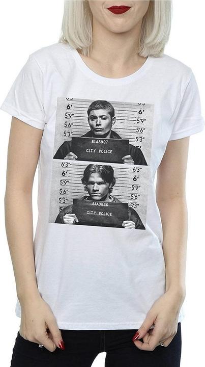 Image du produit Supernatural T-shirt en coton Winchester Mugshot Femme/Femme (S)