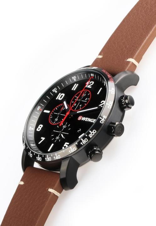 Immagine prodotto Wenger Attitudine Chrono (Orologio da polso analogico, Cronografo, Fatto in Svizzera, 44 mm)
