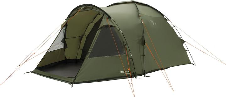 Produktbild Easy Camp Kuppelzelt Kinn 4 (olivgr?n, mit Tunnel-Anbau, Modell 2025) (Kuppelzelt, 8.60 kg, 4 Personen)