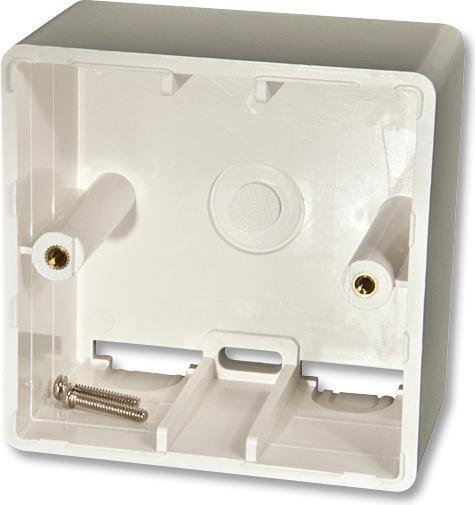 Lindy Surface box 81x81x45 empty for AV and LAN wall boxes German