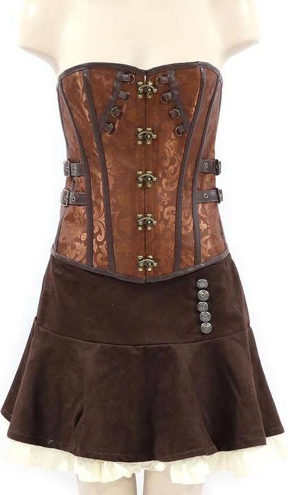 Actual product image Orlob Corsage Steampunk, brown (M)