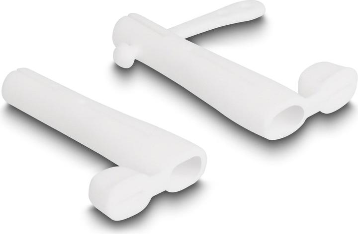 Image du produit Delock Cache-poussière pour prise USB Type-C™ et prise Apple Lightning™ set 2 pièces blanc. (0.05 m, USB 3.0)