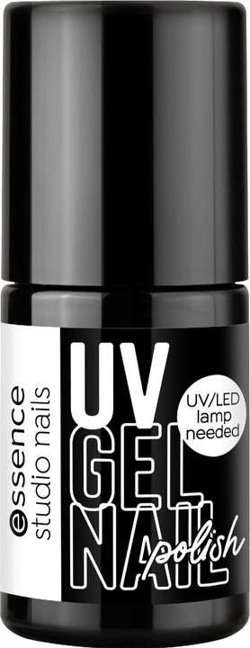essence Nagellack Studio Nails UV Gel Nail 01 WHITE all night (01 WHITE all night, Vernis semi-permanent)