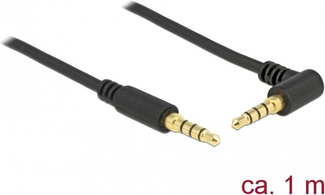 Delock 85610 Audio-Kabel (1 m, 3.5mm Klinke (AUX))