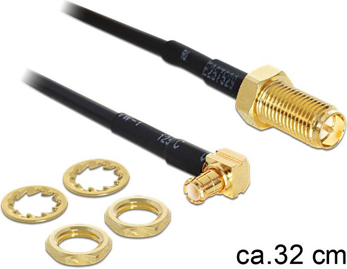 Image du produit Delock 88472 Koaxialkabel MMCX RP-SMA (Câble d'antenne)