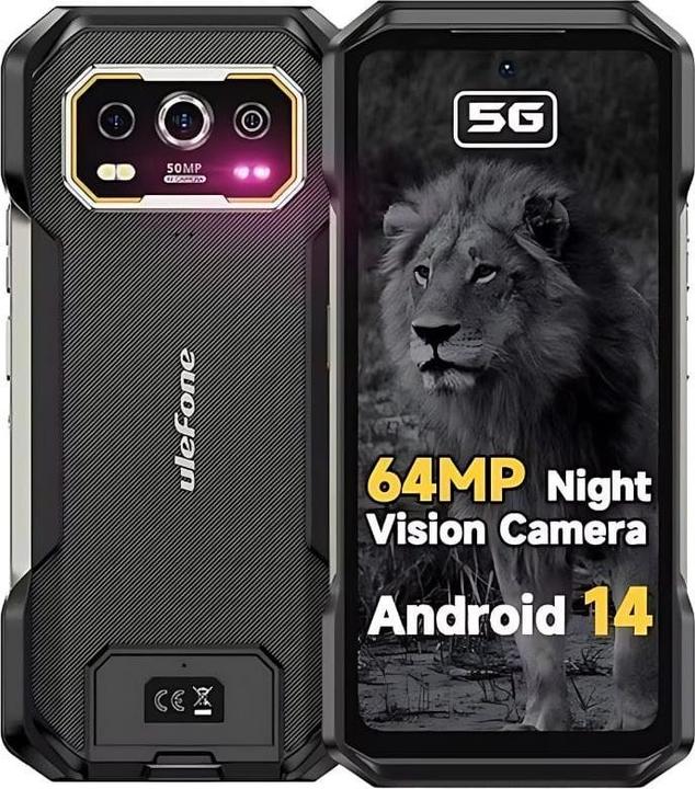 Actual product image Ulefone Armor 27 Pro (256 GB, Black, 6.78", Dual SIM, 50 Mpx, 5G)