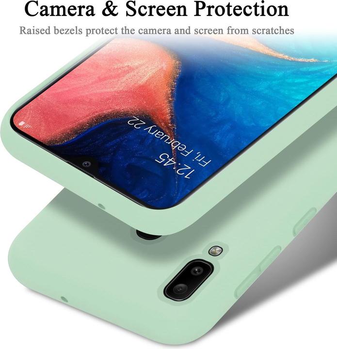 Immagine prodotto Cadorabo Copertura della cassa del silicone liquido TPU (Samsung Galaxy A20, Samsung Galaxy M10s, TCL A30)
