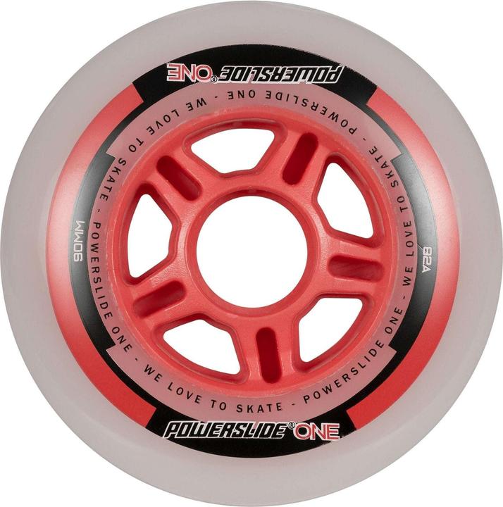 Actual product image Powerslide Skateboard Wheels Ps One Pack 8-Pack 2023 (90 mm, 82a)