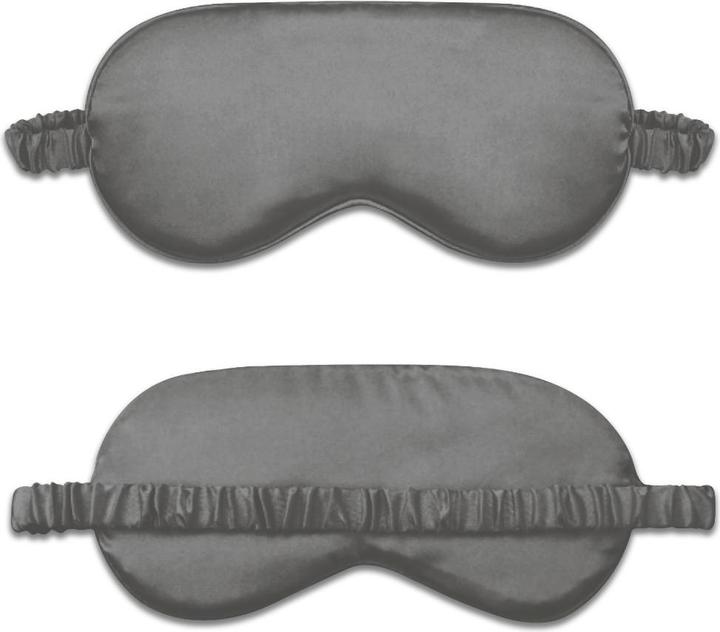 Actual product image Vanessa Beauty Satin Sleep Mask - Anthracite (Sleeping mask)