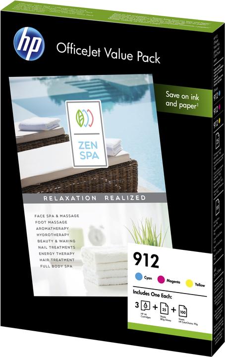 HP Value pack no. 912 - (6JR41AE) (M, Y, C)
