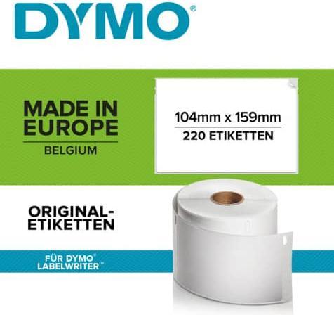 Produktbild Dymo Etiketten LabelWriter 4XL 104x159 mm, 220 Stk.
