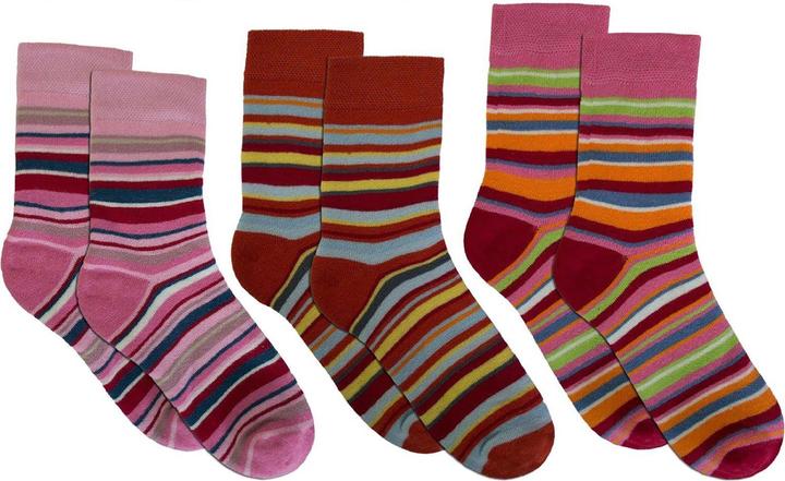 Produktbild Normani Kinder-Ringel-Thermosocken (3er Pack, 35 - 38)