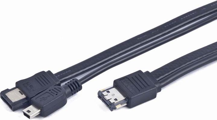 Produktbild Cablexpert ESATAp/ESATA + Mini USB 1m