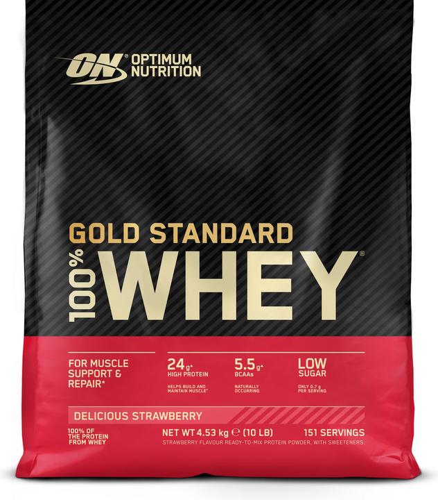 Produktbild Optimum Nutrition Gold Standard 100% Whey (Fräser, 1 Stk., 4530 g)