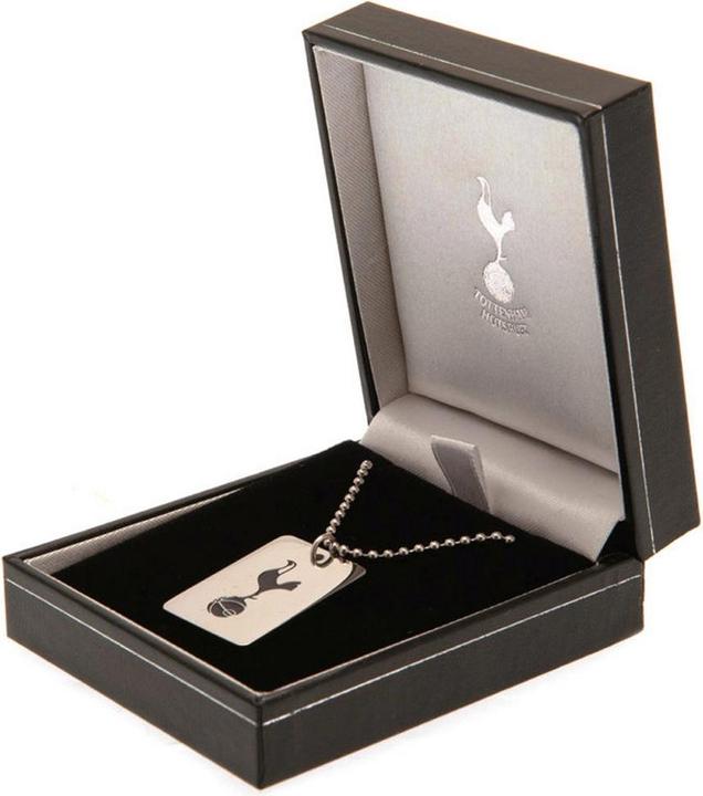 Immagine prodotto Tottenham Hotspur FC Distintivo e catena in acciaio inossidabile (100% materiale sintetico)