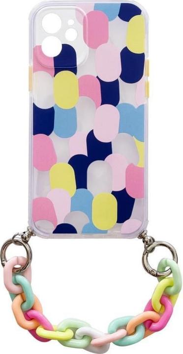 Produktbild Hurtel Color Chain Case gel flexible elastic case cover with a chain pendant for iPhone 13 mini multicolour