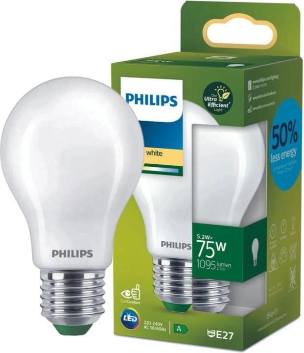 Produktbild Philips LED Classic (E27, 5.20 W, 1095 lm, 1 x, A)
