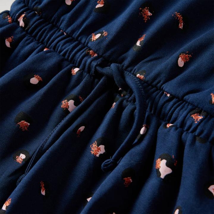 Immagine prodotto VidaXL Abito da bambino con maniche lunghe blu navy 140,Materiale: 95 (140)