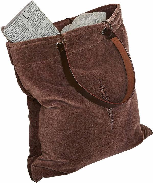 Actual product image Loberon Clarimonda purple bag