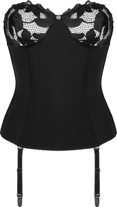 Actual product image Obsessive Corset with suspenders Editya- black (M/L)