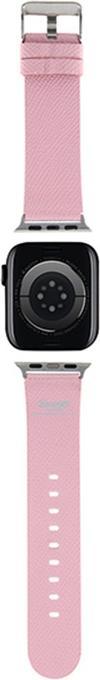 Immagine prodotto Hello Kitty Pasek HKAWMPGKHP Apple Watch 38/40/41mm różowy/cinturino rosa Kitty Head (40 mm, 41 mm, 38 mm, Acciaio inossidabile, Ecopelle)