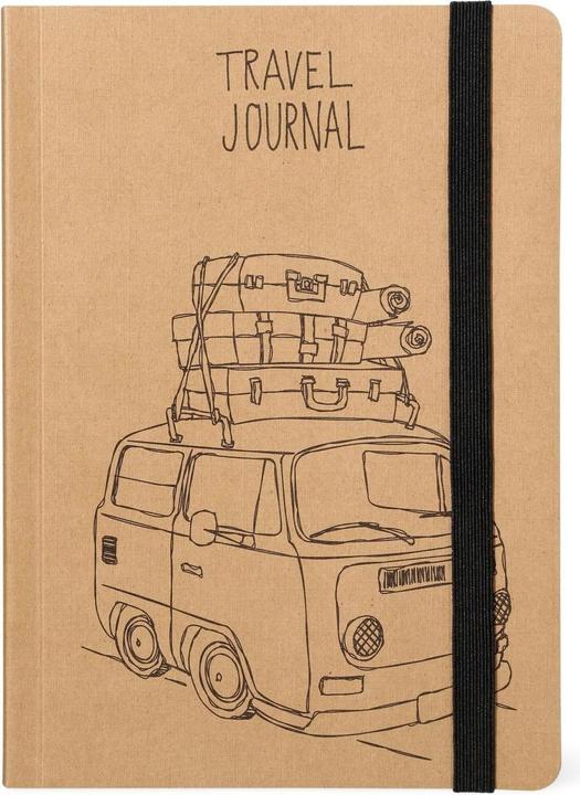 Actual product image Papeteria Notebook A5 Travel Journal (A5, Plain, Hardcover)