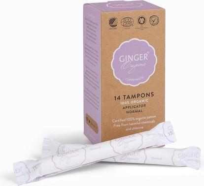 Ginger - Tampons Normal Tampons with Applicator 14pcs (14 x, Normal)