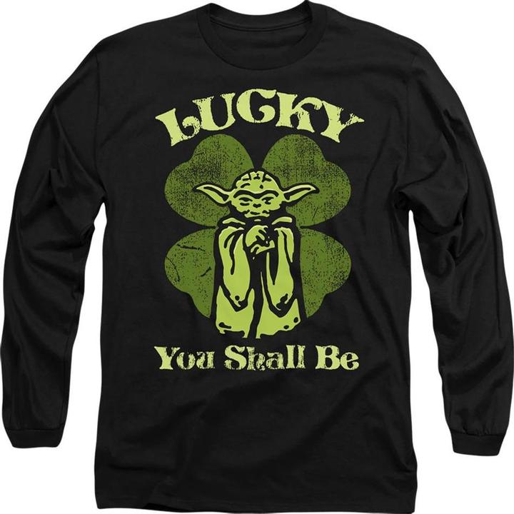 Actual product image Star Wars Unisex Adult Lucky Yoda St Patricks Day T-Shirt (M)