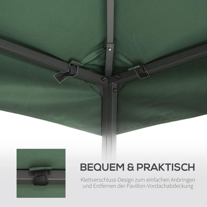 Produktbild Outsunny Ersatzdach für Metallpavillon (300 cm, 300 cm)