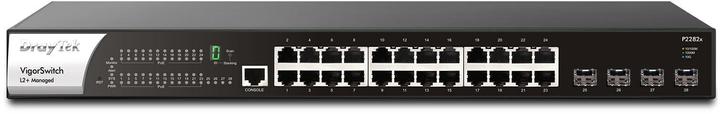 Produktbild Draytek Switch 440mm VigorSwitch P-2282X 4*SFP+/24*GE/PoE+ retail (28 Ports)