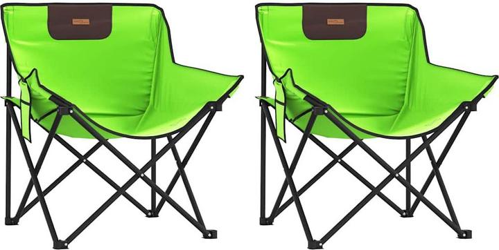 Image du produit VidaXL Chaises de camping 2 pcs. avec sac Pliable