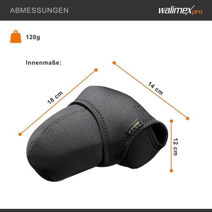 Actual product image Walimex Neoprene Camera Sleeve M (Camera shoulder bag, 3.02 l)