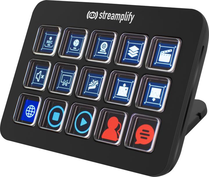 Productafbeelding Streamplify STREAMING DECK ONE Stream Controller - zwart