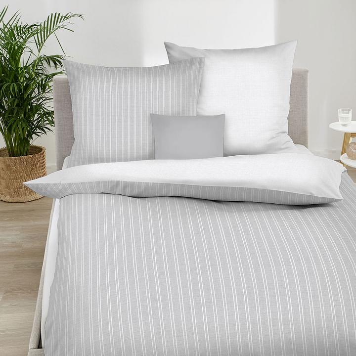 Immagine prodotto Traumschlaf Argento combinato (Set di biancheria da letto, 80 x 80 cm, 240 x 220 cm)