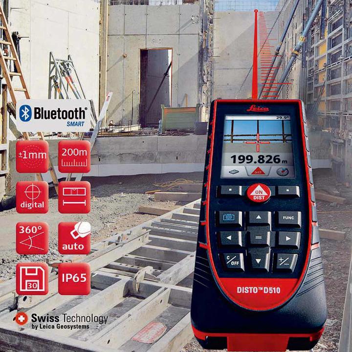Immagine prodotto Leica Geosystems Disto D510 (200 m, 635 nm)