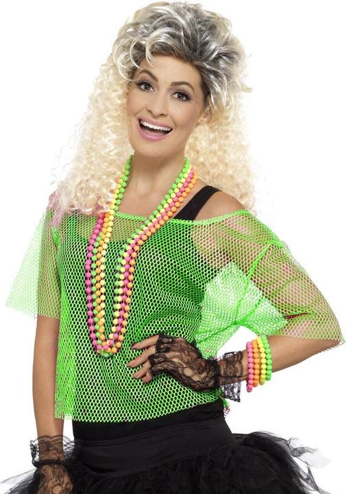 Actual product image Smiffys 80s - neon mesh shirt