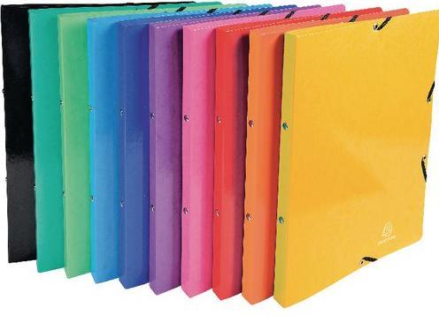 Produktbild Exacompta Ringbuch Iderama 54829E Gummizug 20 Stück Farbig assortiert A4 (A4, 20 mm)