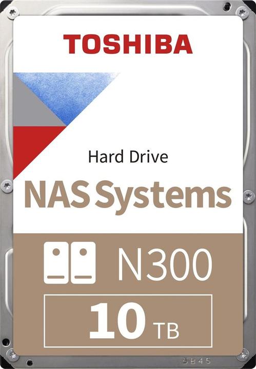 Toshiba N300 DISQUE DUR NAS 10TB (10 To, 3.5", CMR)