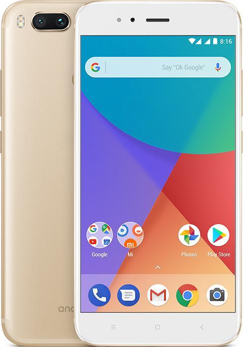 Actual product image Xiaomi Wed A1 (32 GB, Gold, 5.50", Hybrid Dual SIM, 12 Mpx, 4G)