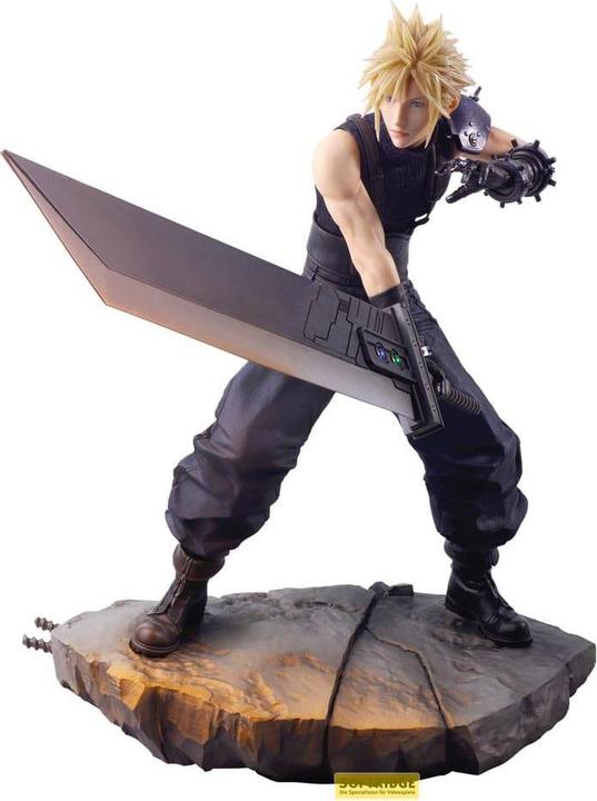 Actual product image Square Enix Final Fantasy VII Rebirth Static Arts Gallery Statue Cloud Strife 18 cm